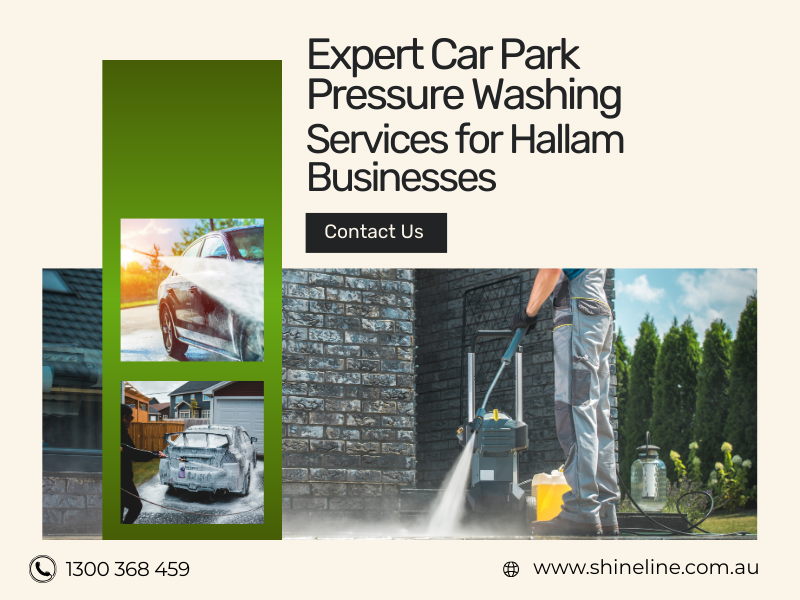 Expert Car Park Pressure Washing Services in Hallam
